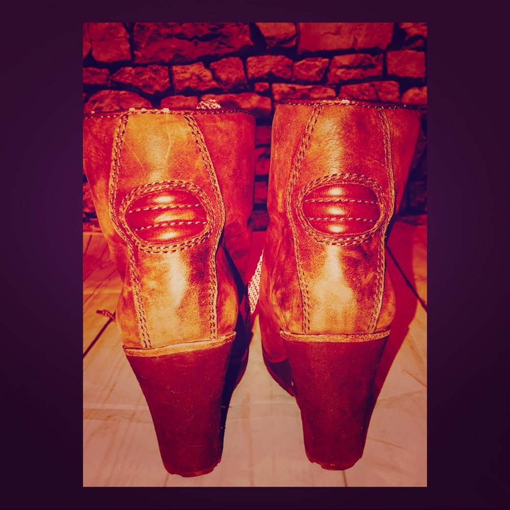 ASH Brown Leather Zenith Boots - Picture 4 of 8